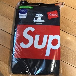 Supreme x Hanes 3 t shirts